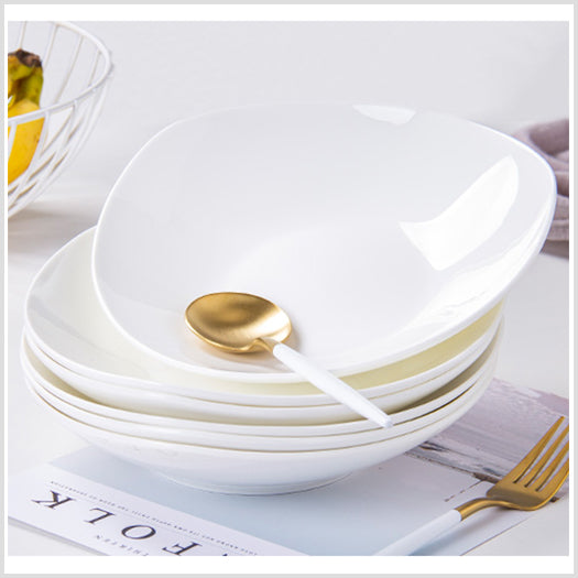 Bone China Dinnerware - Triangle Shaped Plate