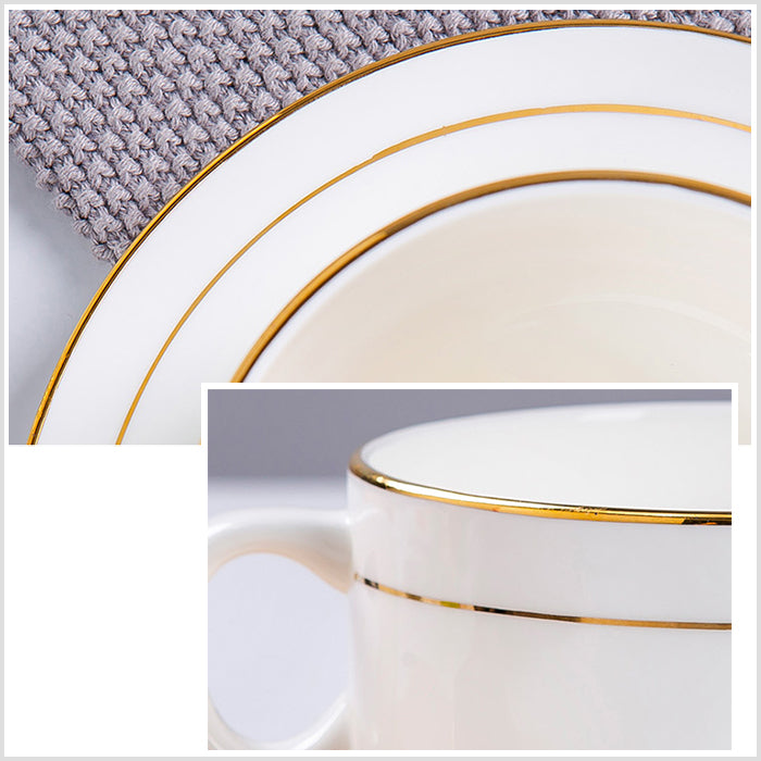 Bone China Earred Bowl - with or without Dish