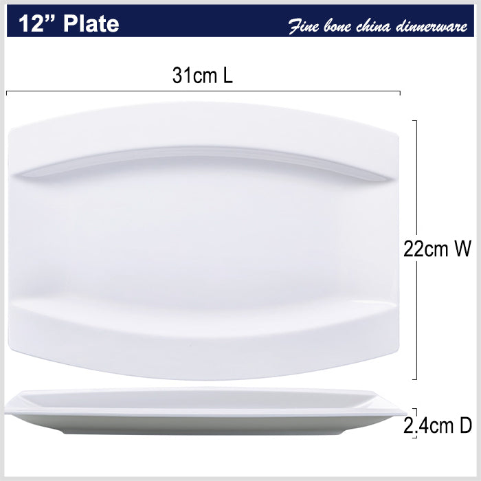 Bone China Fish Platter - Japanese Style