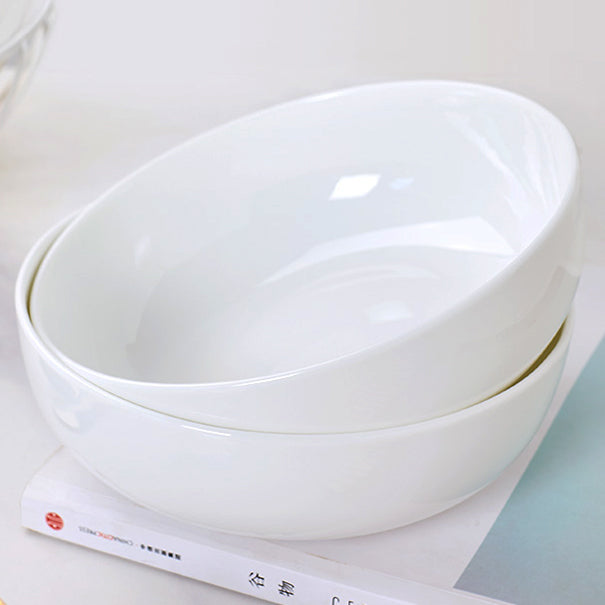 Bone China Tableware - Round Bowl in Creamy White