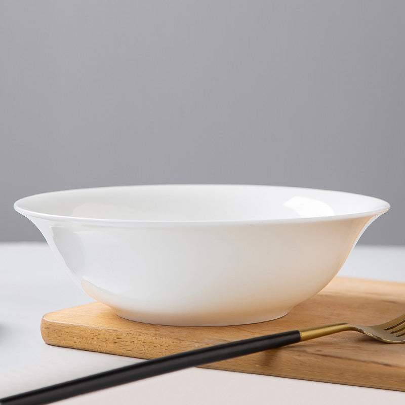 Bone China Tableware - Serving Bowl with Wide Mouth