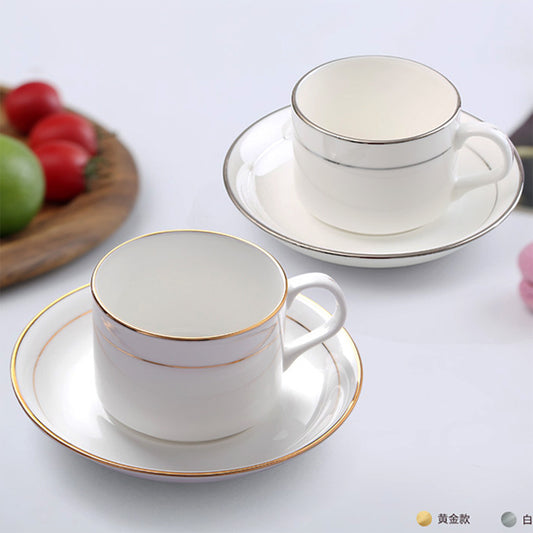 Bone China Tea Cup & Saucer - Different Sizes Available