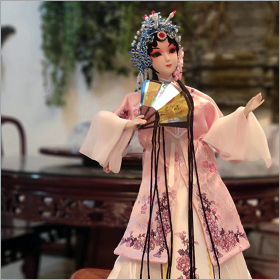 Handcrafted Silk Doll - Collectible, Decoration & Ideal Gift