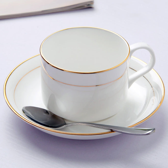 Bone China Tea Cup & Saucer - Different Sizes Available