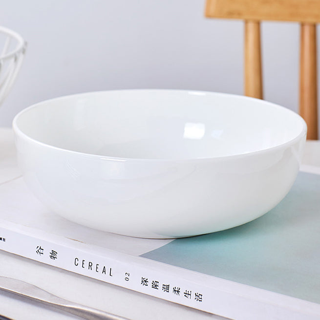 Bone China Tableware - Round Bowl in Creamy White