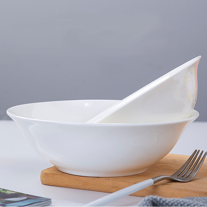 Bone China Tableware - Serving Bowl with Wide Mouth