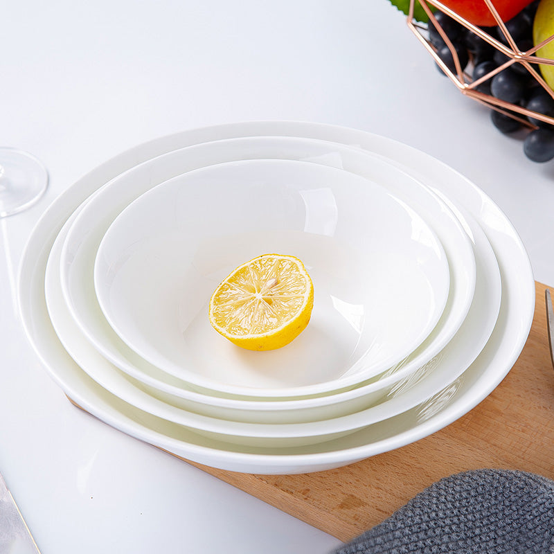 Bone China Tableware - Serving Bowl with Wide Mouth