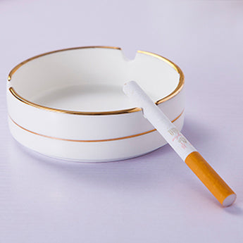 Bone China Tableware Accessories - Set of 4 with Gold Rim