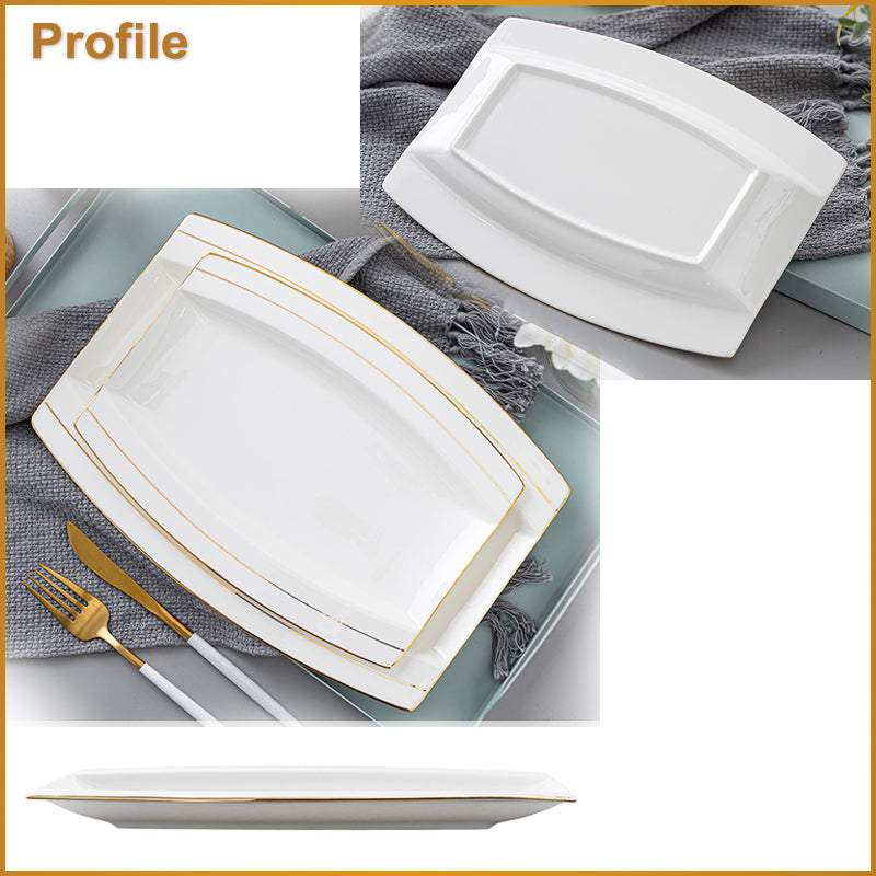 Bone China Fish Platter - Japanese Style