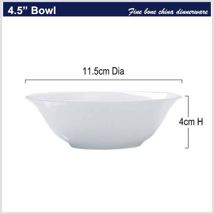 Bone China Tableware - Serving Bowl with Wide Mouth