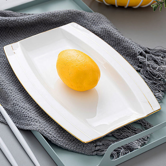 Bone China Fish Platter - Japanese Style