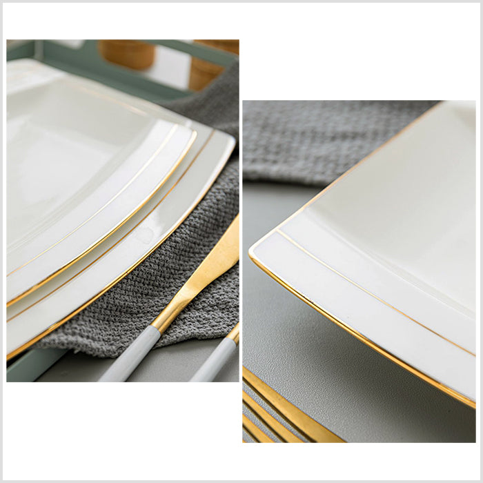 Bone China Fish Platter - Japanese Style