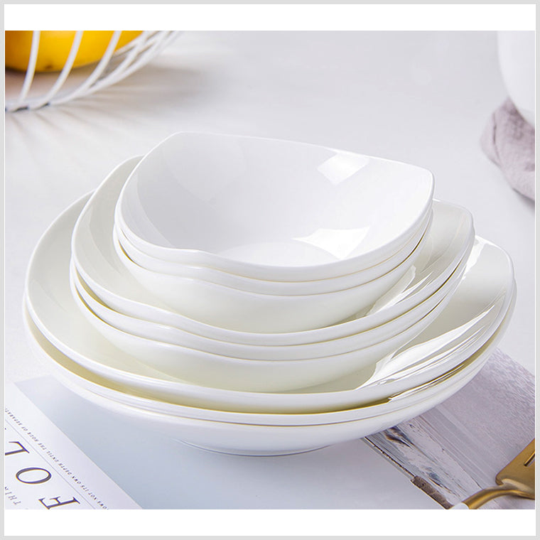 Bone China Dinnerware - Triangle Shaped Plate